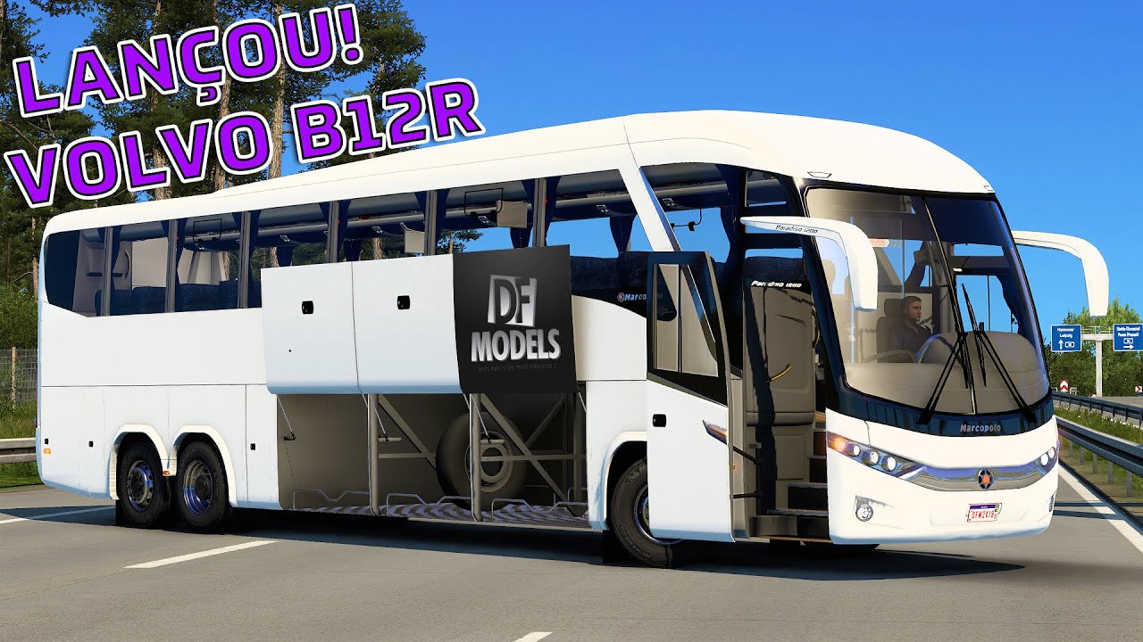 LANÇOU! - VERSÃO ENTREGUE DO MARCOPOLO PARADISO G7 1200 - VOLVO B12R - BY DF MODELS!