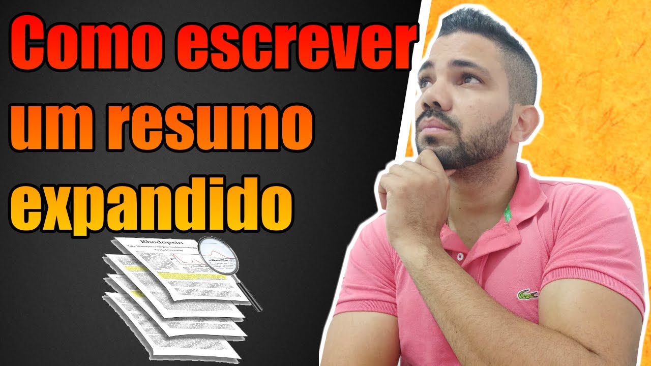 Modelo de estrutura para resumo expandido