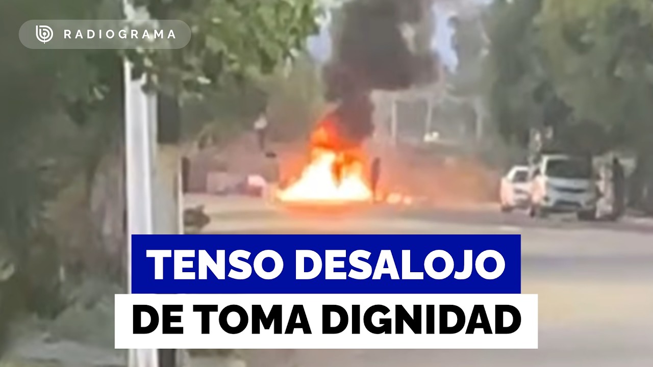 Comienza desalojo final de la toma Dignidad en La Florida: residentes instalan barricadas