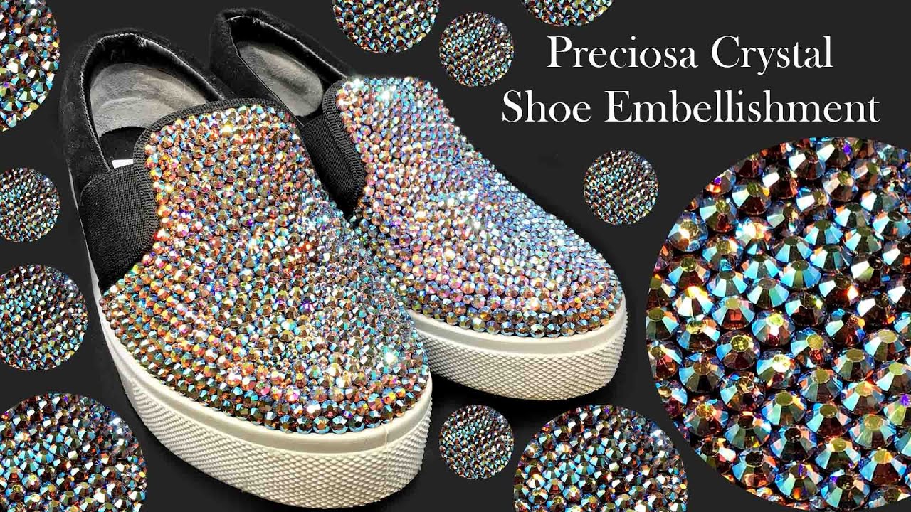 How To Embellish Shoes Using Preciosa Crystals