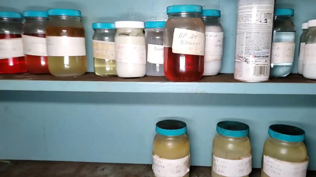 abandoned chemical lab (actually smelled good)