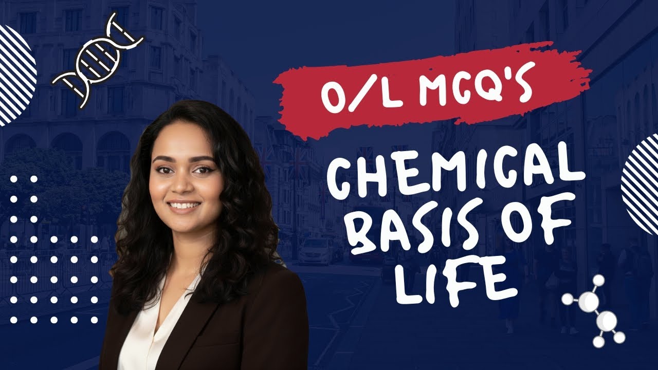 O/L Past paper MCQ Discussion – Chemical Basis of life🧪 (2016–2024) #englishmedium #science #mcq 