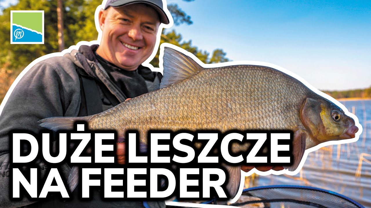 Duże leszcze, z dużej odległości | Adam Niemiec łowi na feeder 70 m od brzegu.