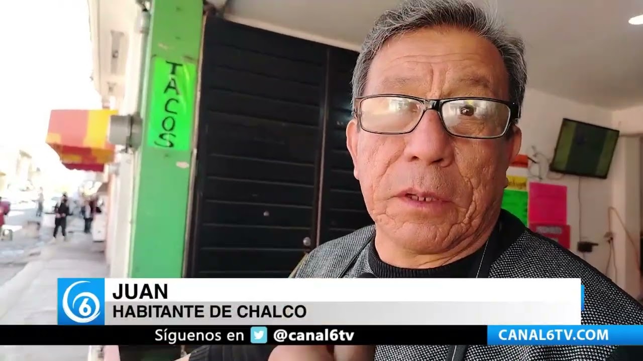 Obras detenidas para la construcción de senderos seguros en Chalco, Estado de México