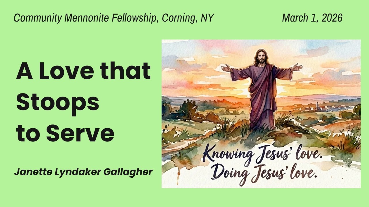 A Love that Stoops to Serve