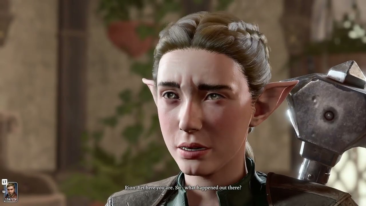 Jaheira returns home to her children | Baldur's Gate 3
