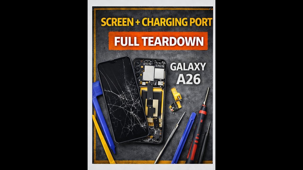 Samsung Galaxy A26 SM-A266U Teardown, Screen & Charging Port Replacement