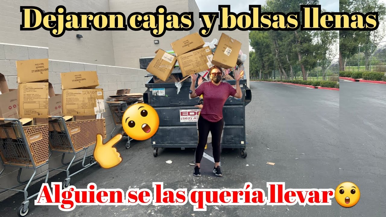 llenaron los  basureros de cosas nuevas y habia cajas y cajas llenas #viral #tiktok