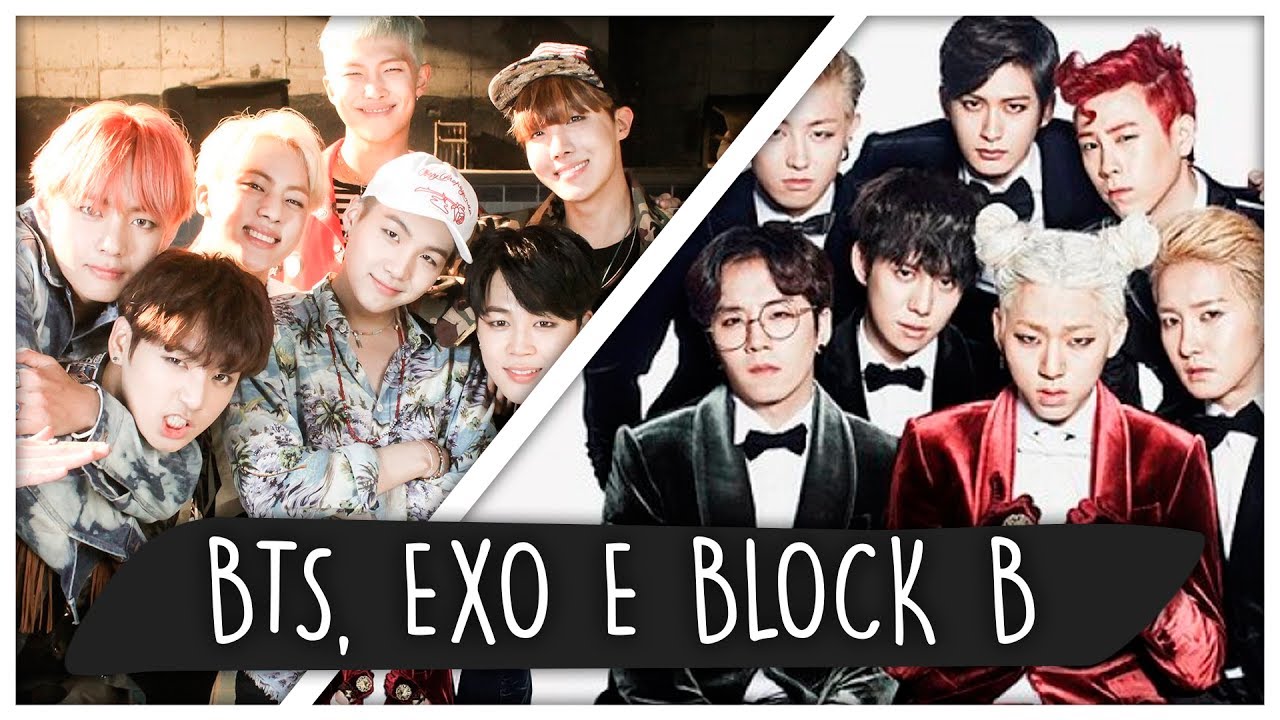 REAGINDO A BTS, EXO E BLOCK B (K-POP)