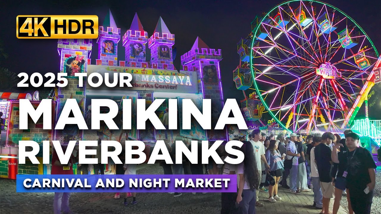 NOW OPEN! 2025 MARIKINA RIVERBANKS Carnival and Night Market | Christmas in the Philippines
