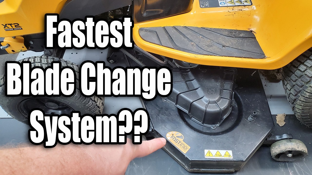 Система лезвий Cub Cadet XT2 Fastattach: стоит ли тратить деньги на эту функцию, экономящую время...