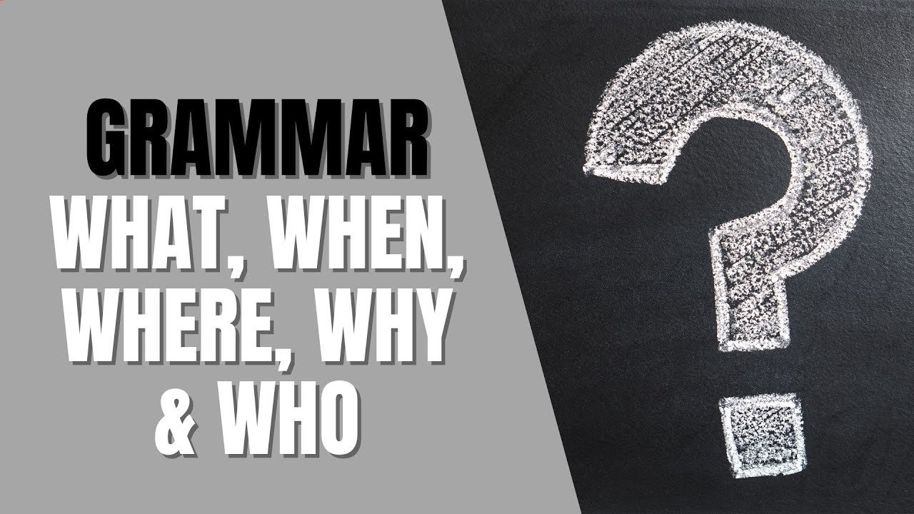What, When, Where, Why & Who in Sudanese Arabic
