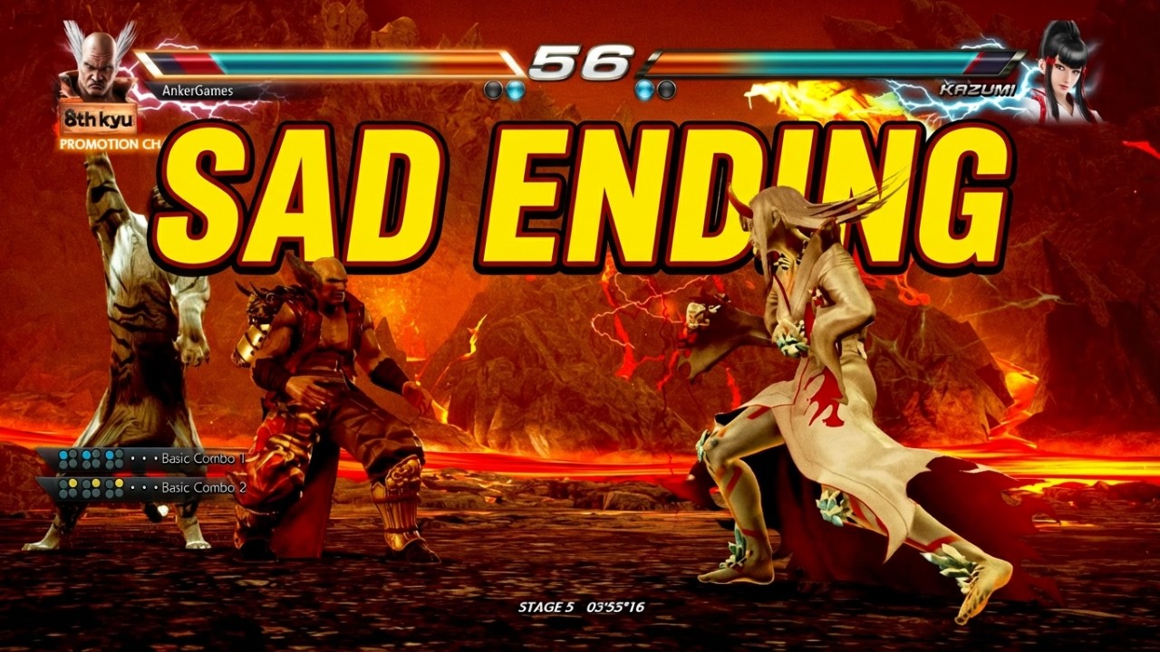 Tekken 7 Heihachi vs Kazumi – Arcade Mode (Sad Ending)
