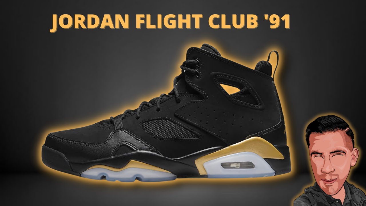 Jordan Flight Club '91 Black and Gold