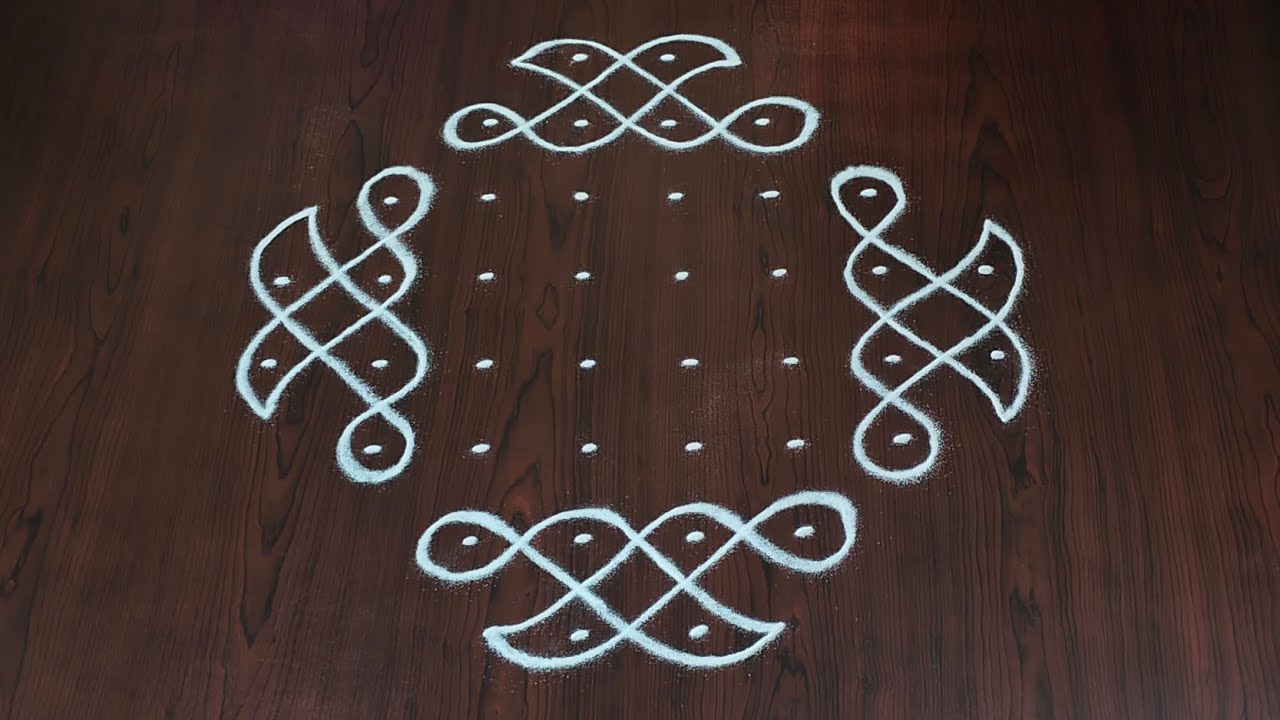 8dots melikala muggulu|easy rangoli|daily chukkala muggulu||sikku,kambhi,neli kolams|#Nice Rangoli