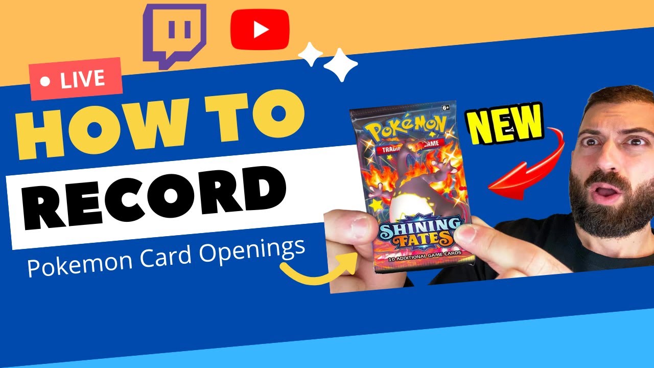 How to record Pokemon card openings! Simple and easy steps to get started