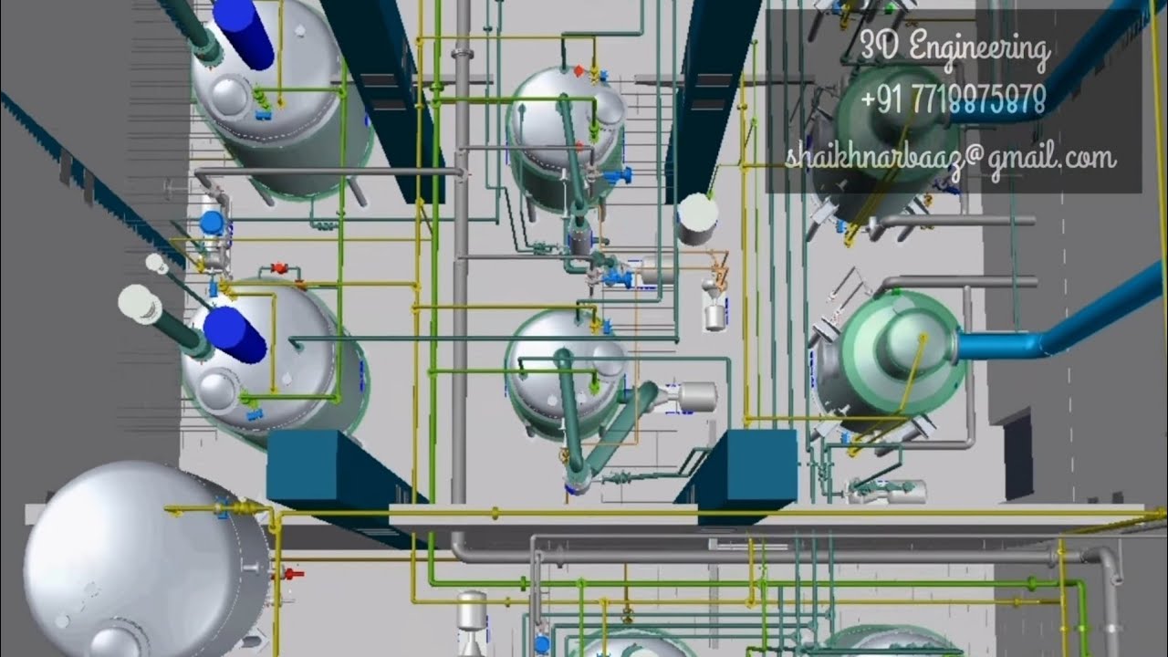 Modified protein plant - 3D CAD Design Engineering