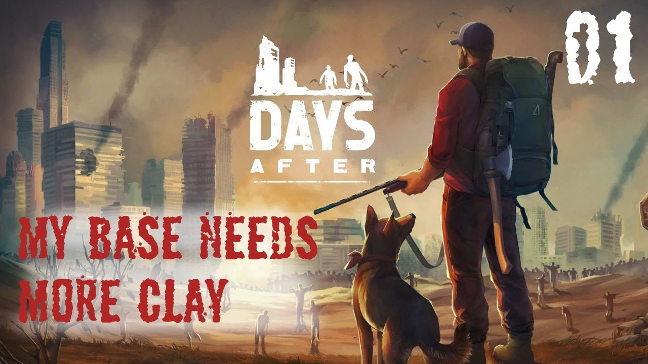 Days After (English) 01 - Showing my base and gathering clay