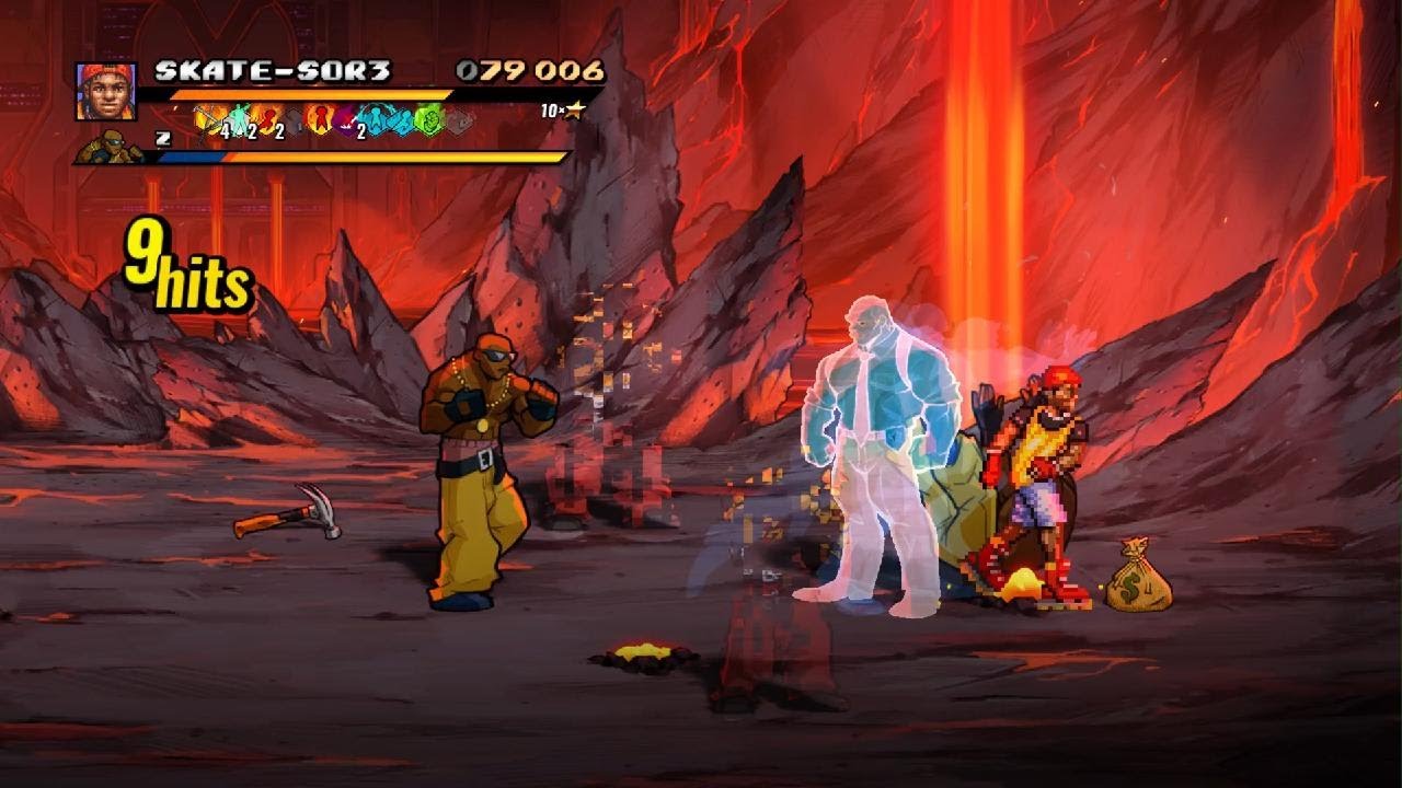 Streets of Rage 4 - Skate's OP attack