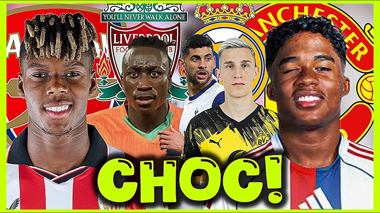 Man United tenter un pari pour Endrick, Nico a reçu un appel d’Arsenal, Liverpool fonce sur Diomande