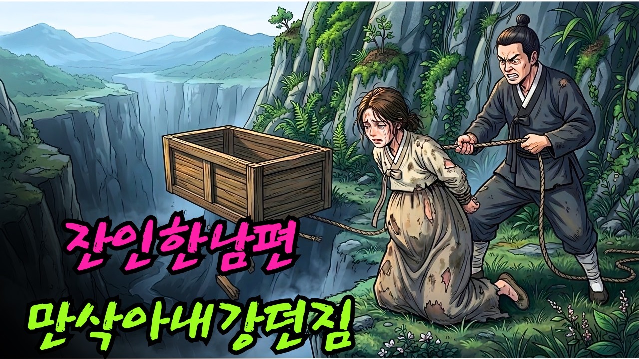 끔찍한 남편이 임신한 아내를 절벽으로 데려간 소름 끼치는 이유.| 민담 | 전설 | 설화 | 옛날이야기