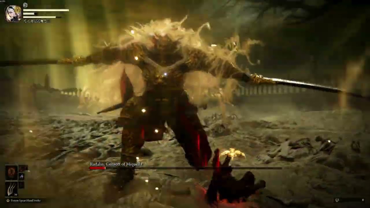 Consort Radahn Fight Using the Poisoned Hand