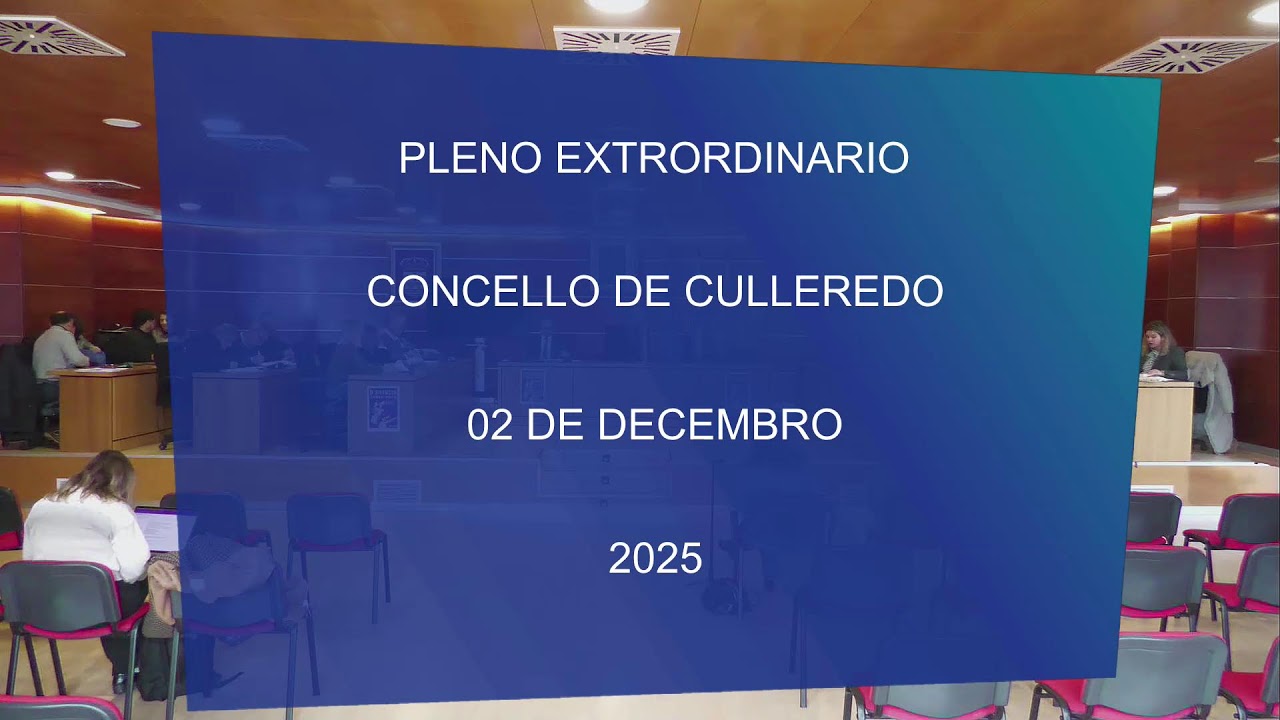 Pleno extraordinario do Concello de Culleredo do 02 de Decembro de 2025 as 