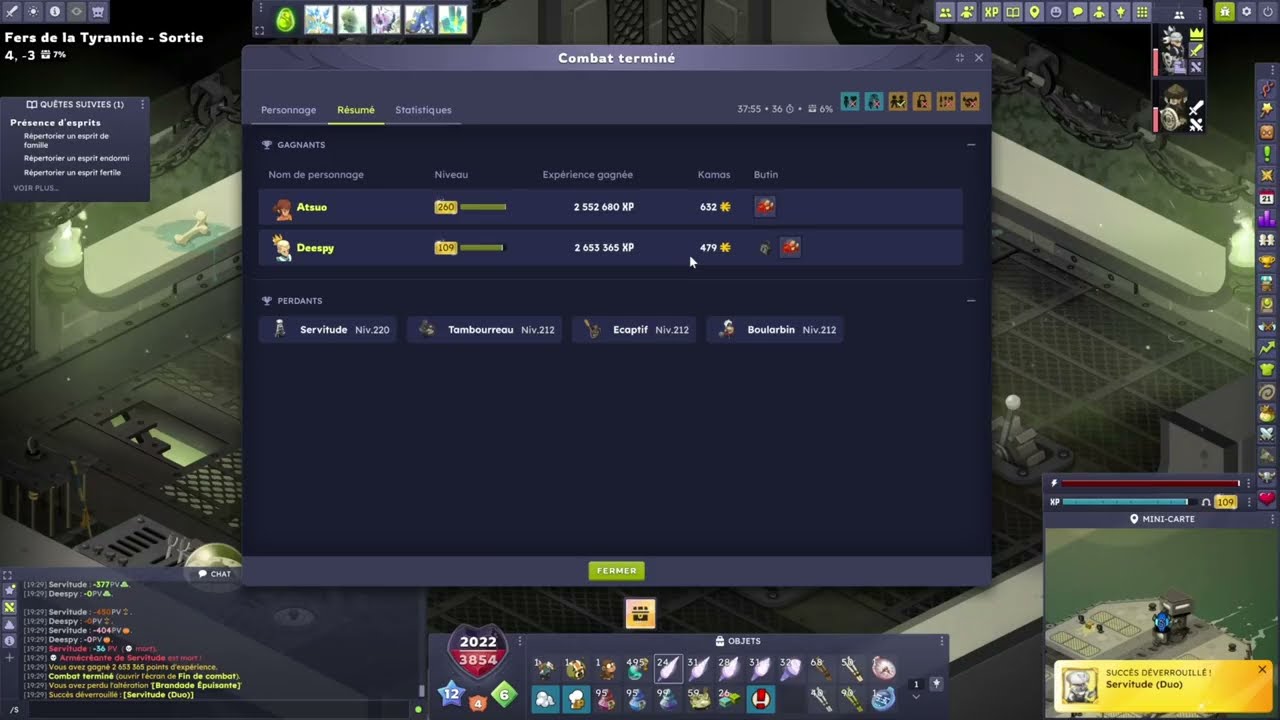 [Dofus 3.0] Servitude succ&egrave;s Duo - Huppermage/F&eacute;ca
