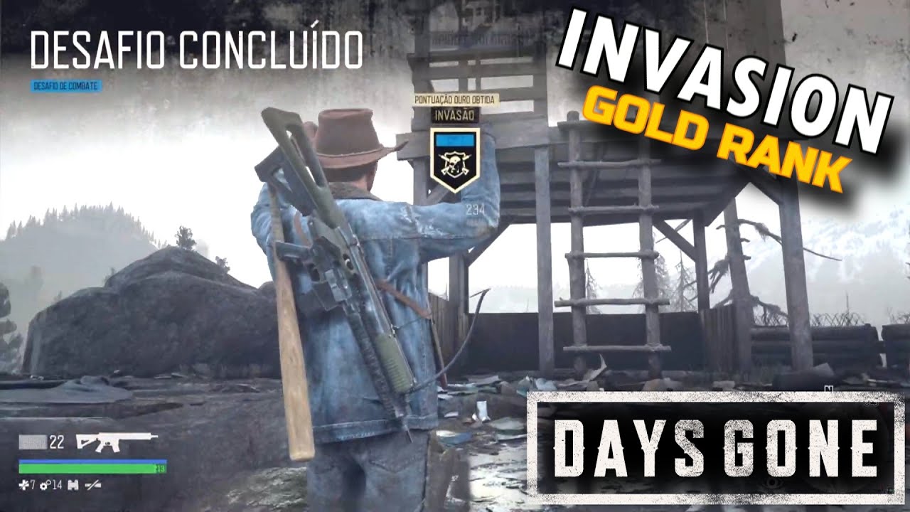 Days Gone - Desafio Invasão Rank Ouro