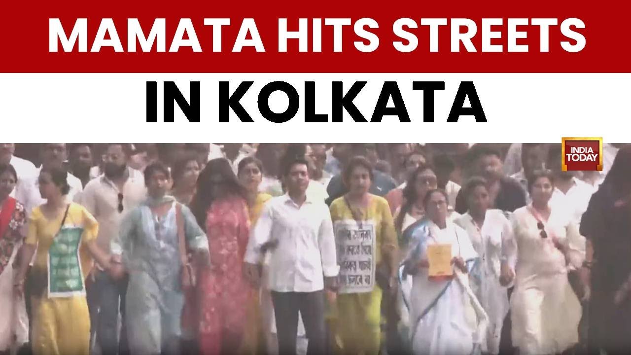 Mamata's 'Backdoor NRC' War: WB CM Hits Kolkata Streets With Constitution | West Bengal News