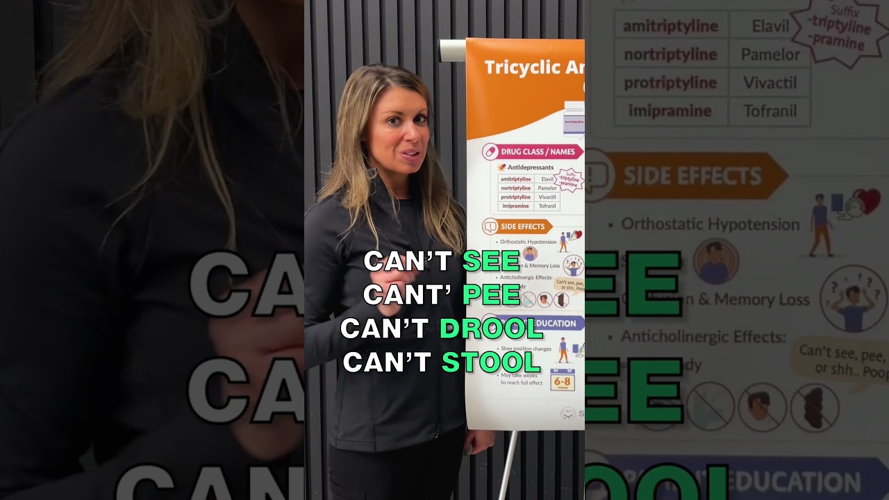 ТЦА = Трициклические антидепрессанты (например, амитриптилин). #tcas #tca #фармакология