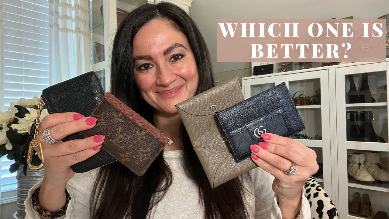 LOUIS VUITTON, HERMES, GUCCI CARD HOLDERS | COMPARISON REVIEW