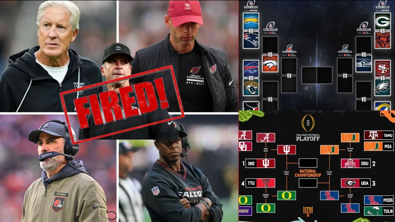 🔥🏈 RAPN: Coaches Getting Fired 😳 NFL & College Playoff Predictions 📱