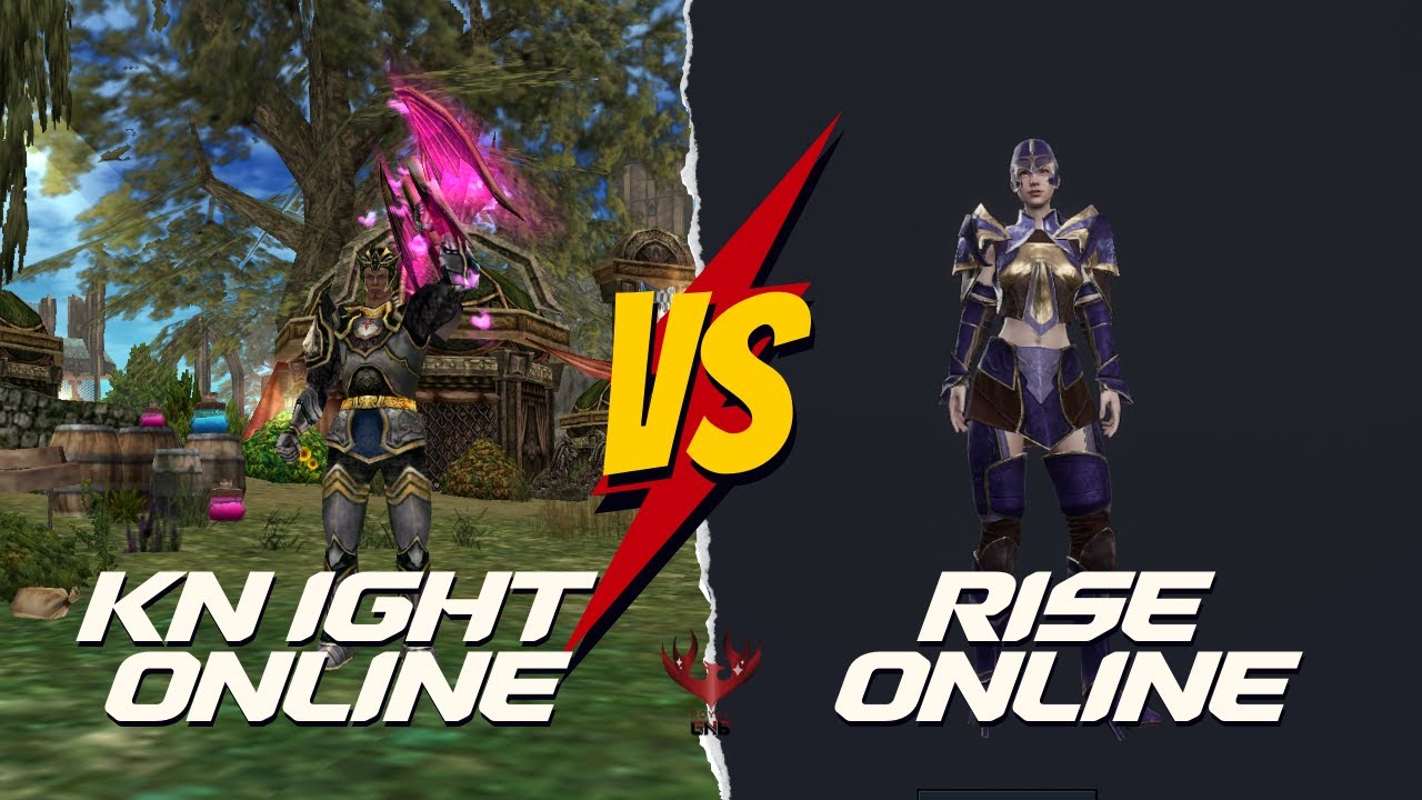KNİGHT ONLİNE VS RİSE ONLİNE | ARADAKİ FARKLAR | İLK İZLENİMİM | KNİGHT ONLİNE BİTİYOR MU ?