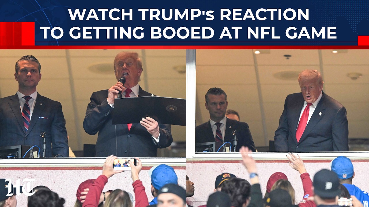 Watch Trump's Reaction To Getting Booed At NFL Game: Karma After Mocking Taylor Swift?| Commanders