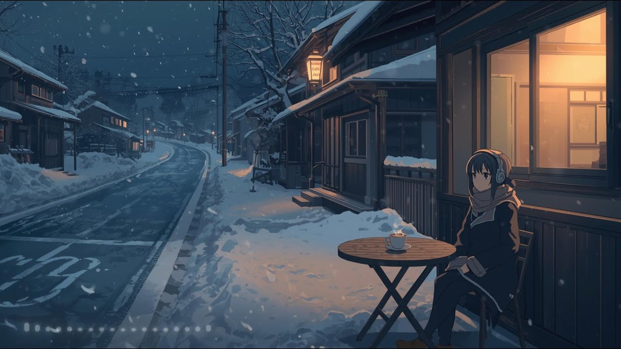 Late Night Café Jazz ❄️ Smooth Winter Chill Music