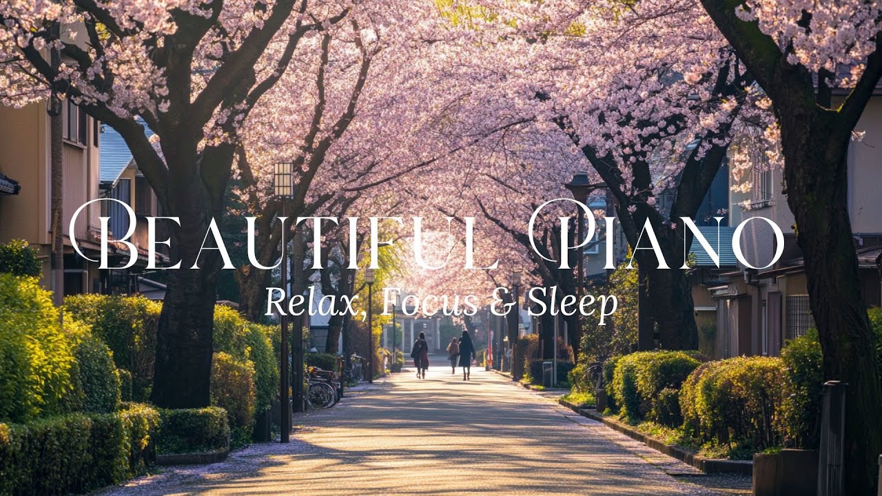 Peaceful Piano Music 🌸 Calm Ambient Piano for Study, Work & Sleep