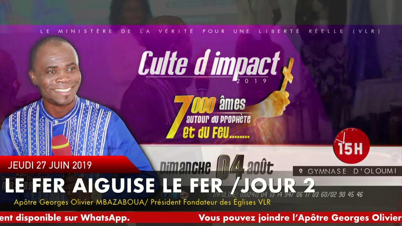 LA CROISSANCE DE L'ÉGLISE PAR LE SACRIFICE DES CHRÉTIENS/FAF 2019/JOUR 2