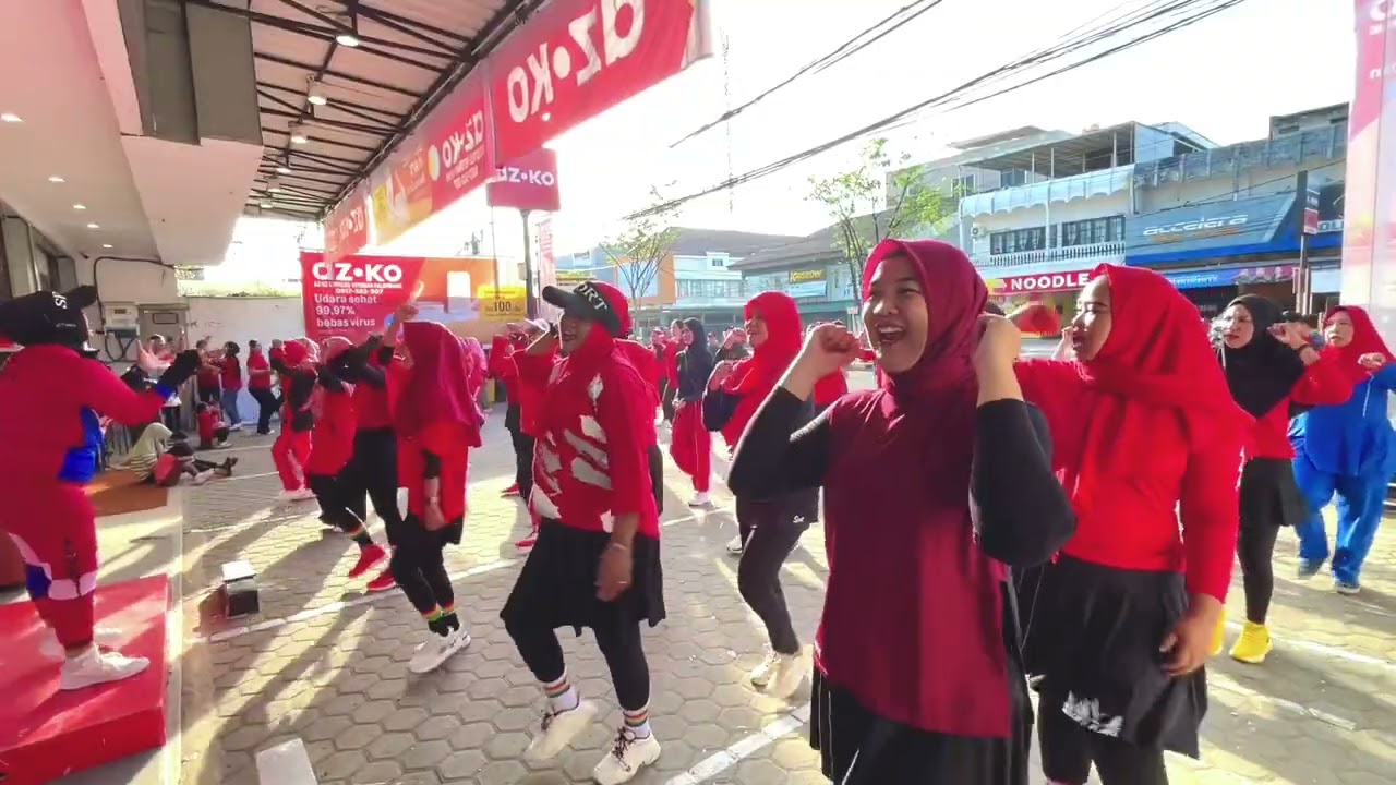 Senam sehat bersama Srikandi by Coach Riny  24 Februari 2026 @Az.Ko Veteran Palembang