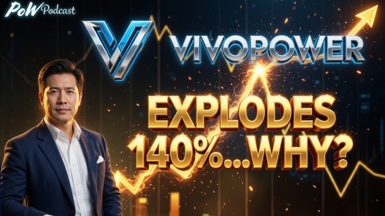 Акции VivoPower взлетели на 140% | Почему акции VVPR так сильно выросли?
