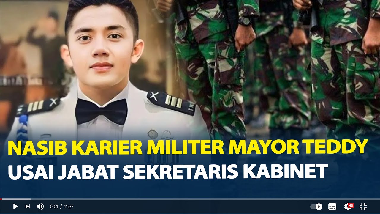 Nasib Karier Militer Mayor Teddy Jabat Sekretaris Kabinet Prabowo Gibran, Setara Jenderal Bintang 4