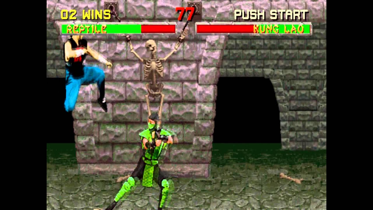 Ultimate Mortal Kombat 2 - Tournament Edition - Reptile playthrough