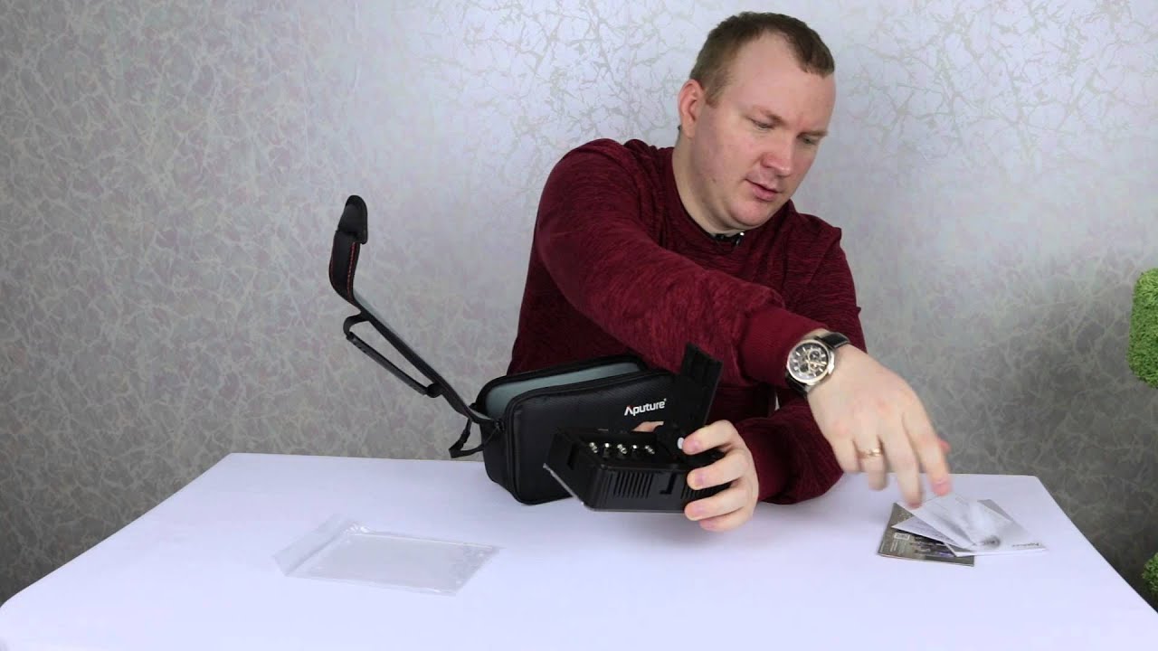 Обзор-распаковка диодный накамерный свет (Aputure Amaran AL H198C)