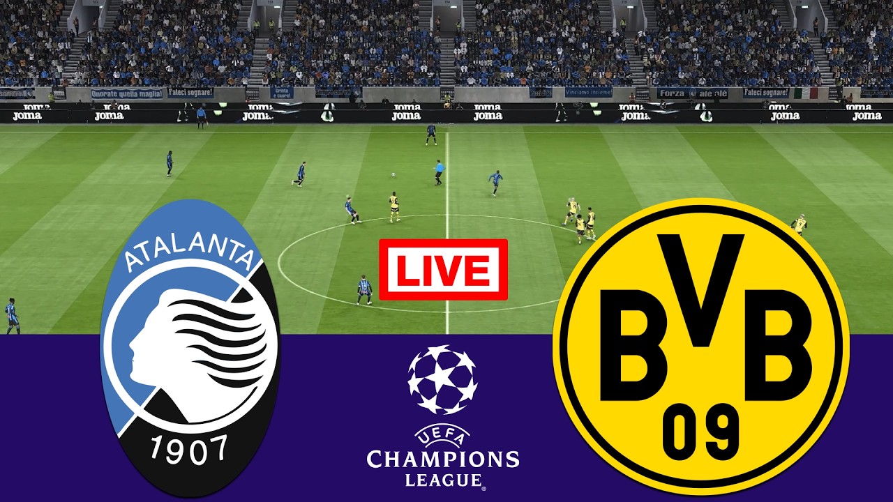 🔴 In Diretta : Atalanta vs Dortmund | Champions League 2025/26 | Streaming completo della partita