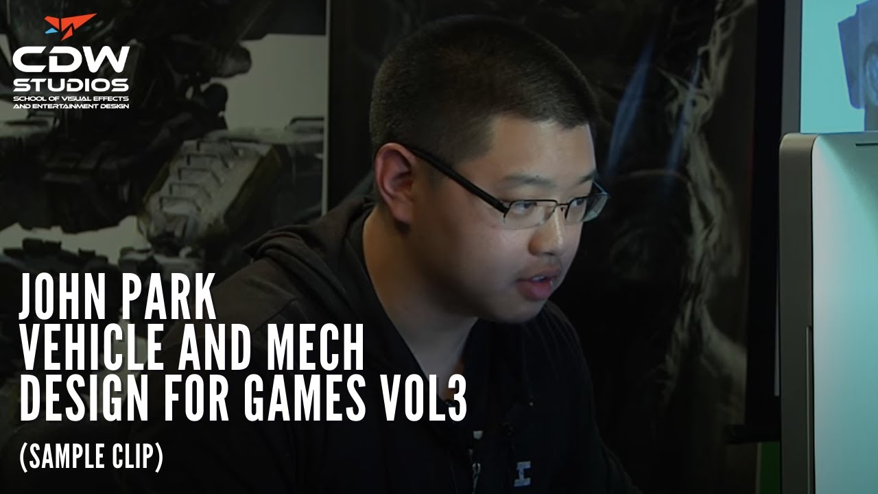 John Park - Vehicle and Mech Design for Games Vol3 Sample Clip