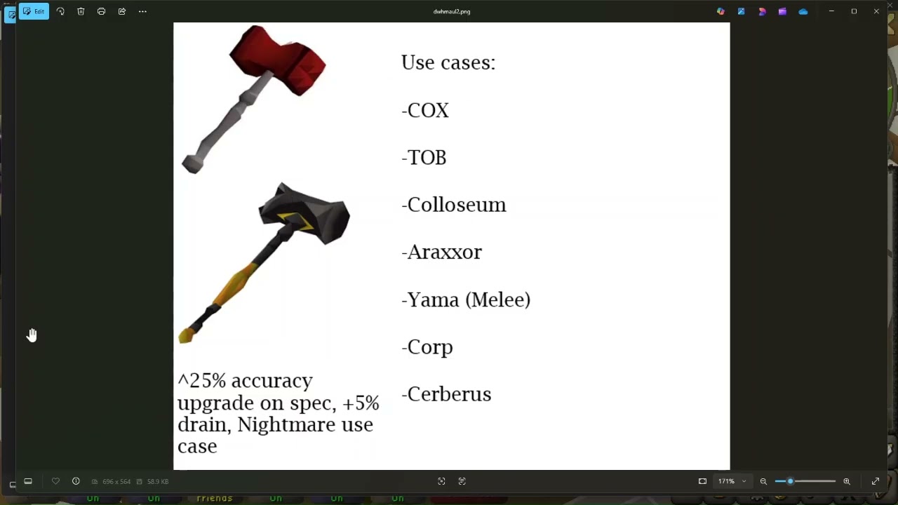 [OSRS] Buyer's Guide (Item Review) - Dragon Warhammer/Elder Maul