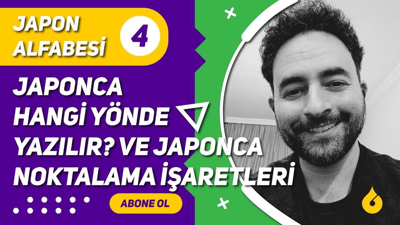 Japon Alfabesi 4: Japoncada Yazım Yönü ve Japonca Noktalama İşaretleri
