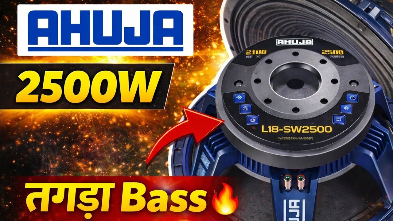 Ahuja 2500watt Speaker Review with price || Ahuja New Speaker 2500watt Testing Full Details