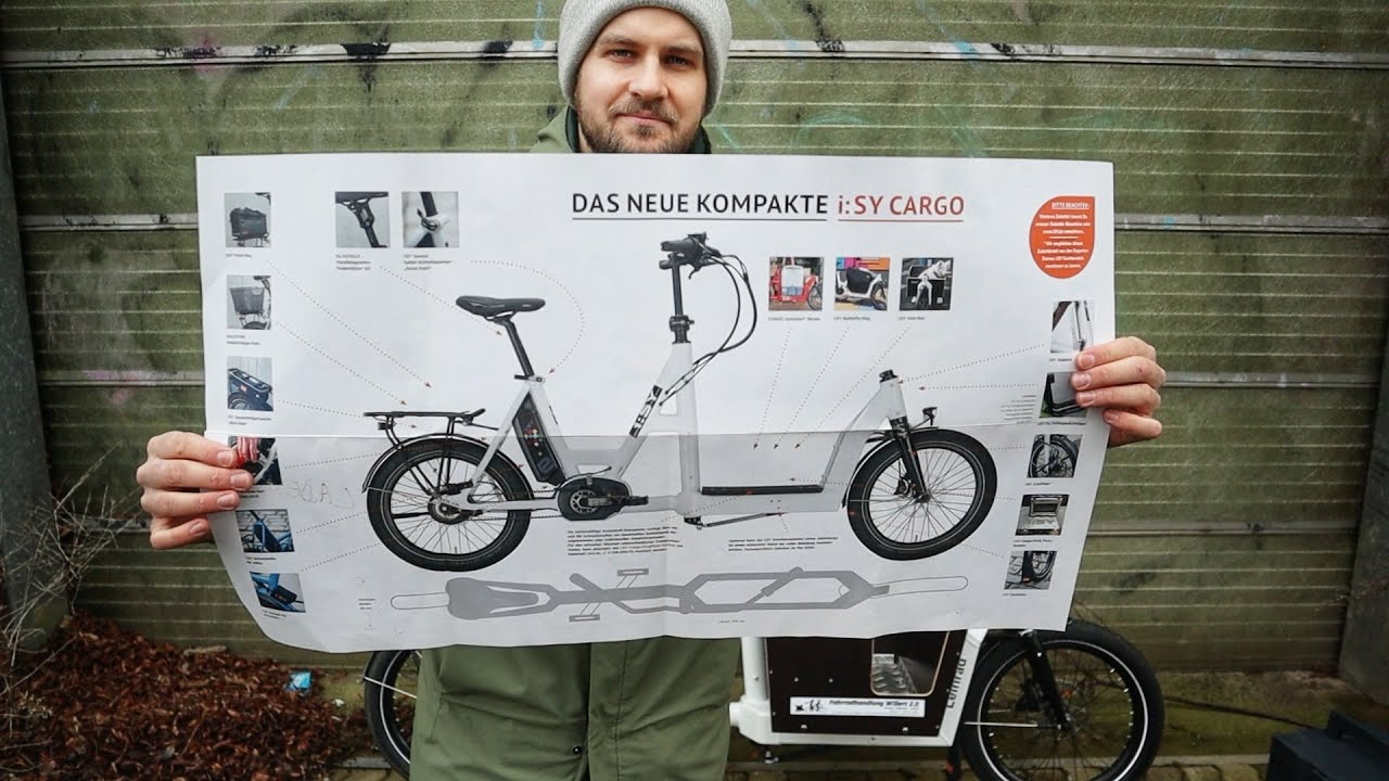 i:SY Cargo - kompaktes, schnelles Cargobike für Alltag, Gewerbe und Handwerk