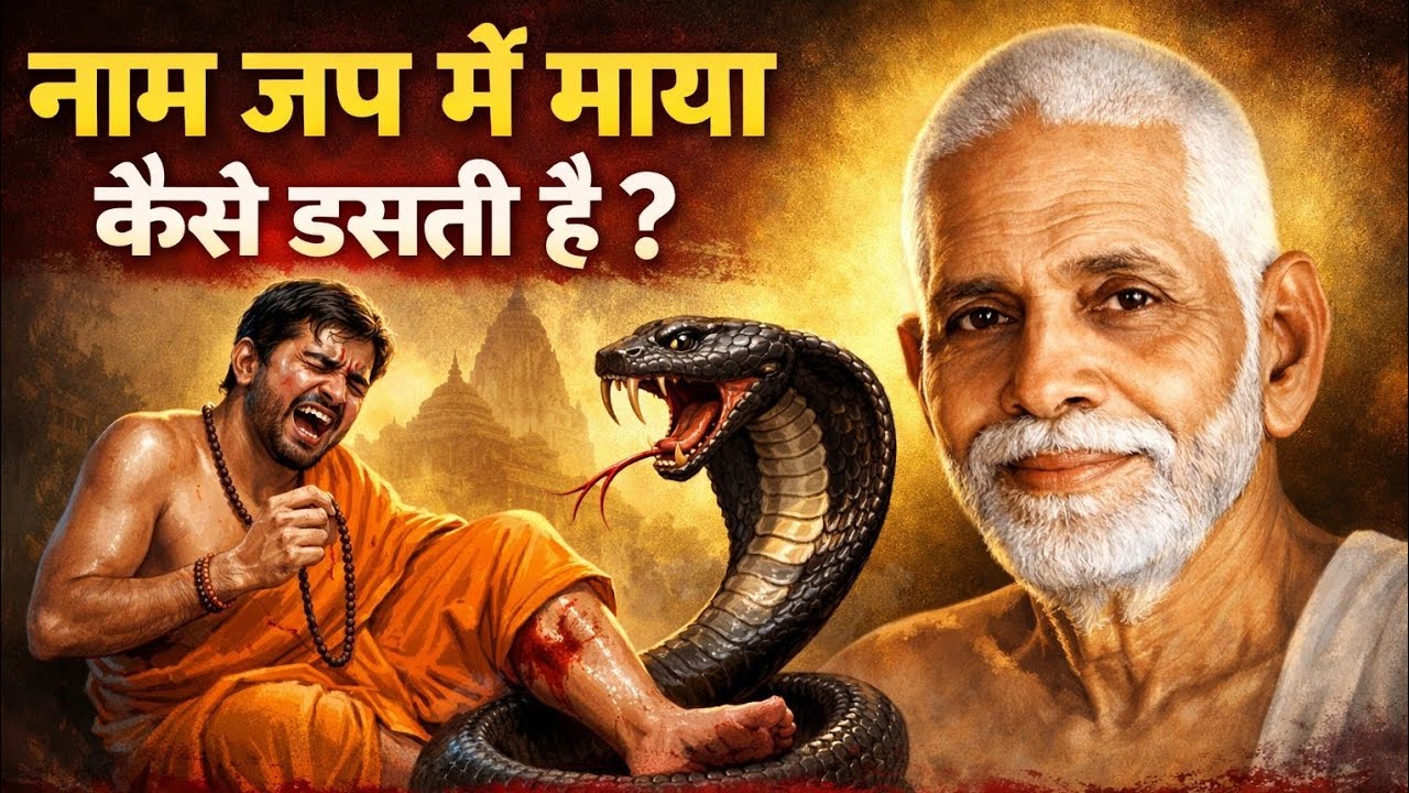 Maya bites every seeker like a snake while chanting the name of the Lord. Sri Ramana Maharshi